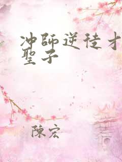 冲师逆徒才不是圣子