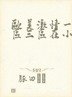 欧美激情一区二区三区在小说 欧美激情一区二区三区在小说