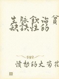 生脉饮治贫血吗缺铁性的