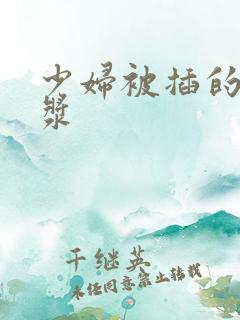 少妇被插的冒白浆 少妇被插的冒白浆