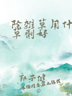 除杂草用什么除草剂好 除杂草用什么除草剂好