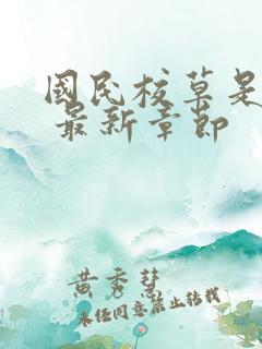 国民校草是女生 最新章节