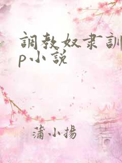 调教奴隶训诫sp小说