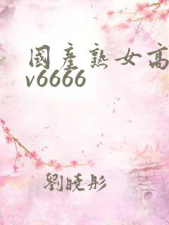 国产熟女高潮av6666