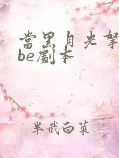 当黑月光拿稳了be剧本