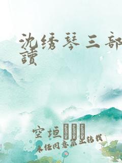 沈绣琴三部曲阅读
