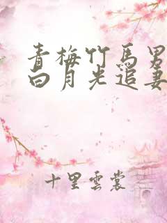 青梅竹马男主有白月光追妻火葬场