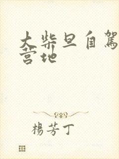 大柴旦自驾游露营地