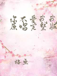 你不爱我我爱你原唱完整版