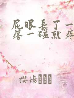 屁眼长了一个疙瘩一碰就疼