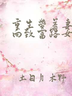 重生带着妻儿走向致富路女主