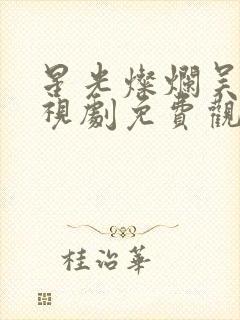 星光灿烂吴磊电视剧免费观看