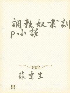 调教奴隶训诫sp小说