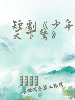 短剧《少年出拳天下惊》