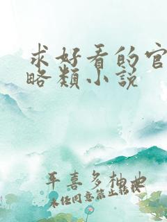 求好看的官场谋略类小说