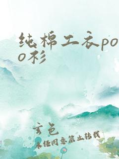 纯棉工衣polo衫
