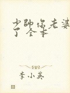 少帅你老婆又跑了 全本
