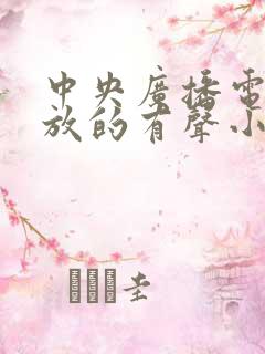 中央广播电台播放的有声小说 中央广播电台播放的有声小说