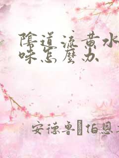 阴道流黄水有臭味怎么办