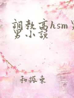 调教高hsm男男小说