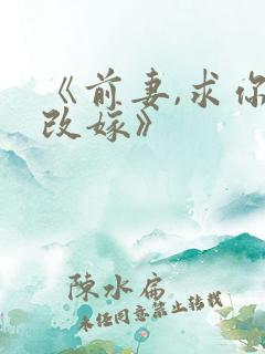 《前妻,求你别改嫁》 《前妻,求你别改嫁》
