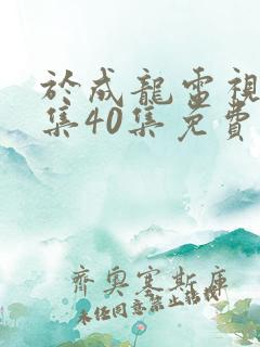 于成龙电视剧全集40集免费观看 于成龙电视剧全集40集免费观看