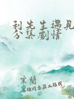 利先生遇见爱情分集剧情
