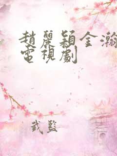 赵丽颖金瀚演的电视剧