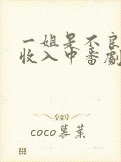 一姐是不良妈妈收入中番剧 一姐是不良妈妈收入中番剧