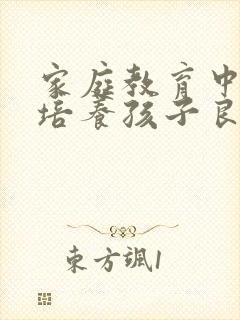 家庭教育中如何培养孩子良好的行为习惯