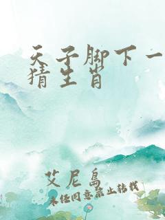 天子脚下一大官猜生肖