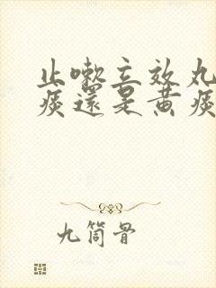 止嗽立效丸治白痰还是黄痰