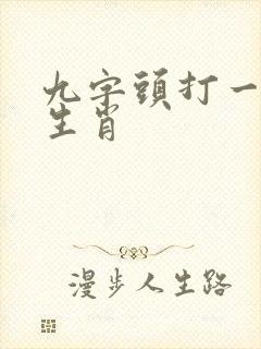 九字头打一正确生肖