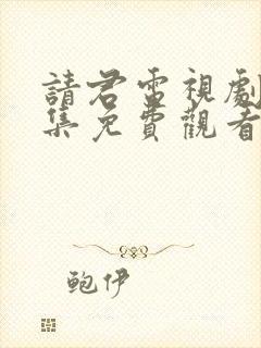 请君电视剧40集免费观看全集