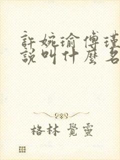 许婉瑜傅瑾辞小说叫什么名字