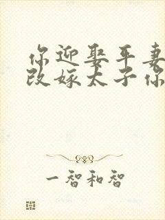 你迎娶平妻,我改嫁太子你哭什么