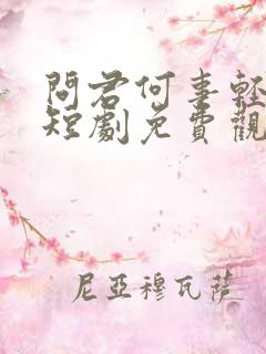 问君何事轻离别短剧免费观看