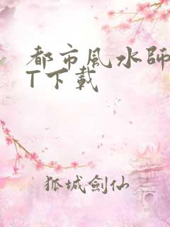 都市风水师TXT下载