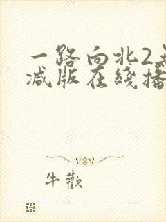 一路向北2无删减版在线播放