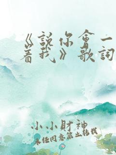 《说你会一直爱着我》歌词