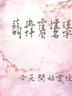 苏冉霍怀瑾小说叫什么名字来着 苏冉霍怀瑾小说叫什么名字来着