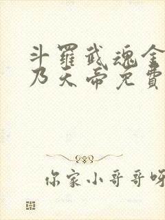 斗罗武魂金乌吾乃天帝免费