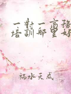 一对一商务英语培训哪里好