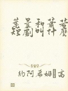 叶晨和萧若雪的短剧叫什么名字