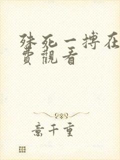 殊死一搏在线免费观看