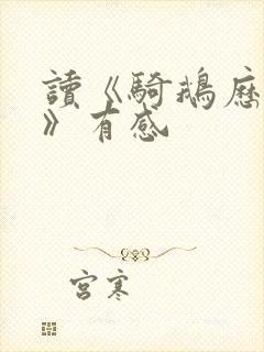 读《骑鹅历险记》有感