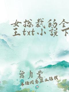 女总裁的全能兵王txt小说下载