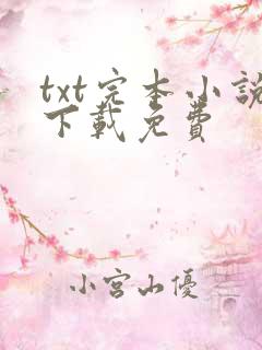 txt完本小说下载免费