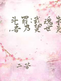 斗罗:武魂朱雀,吾乃焚世炎皇 斗罗:武魂朱雀,吾乃焚世炎皇