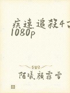疾速追杀4高清1080p